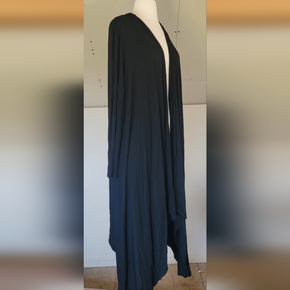 IN'VOLAND Long Black Cardigan | Womens XL - Picture 2 of 7